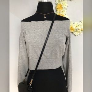Forever 21 Off the Shoulder Crop Top
